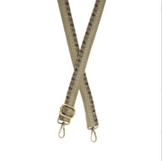 Joy Susan embroidered guitar strap, 1-1.5" wide