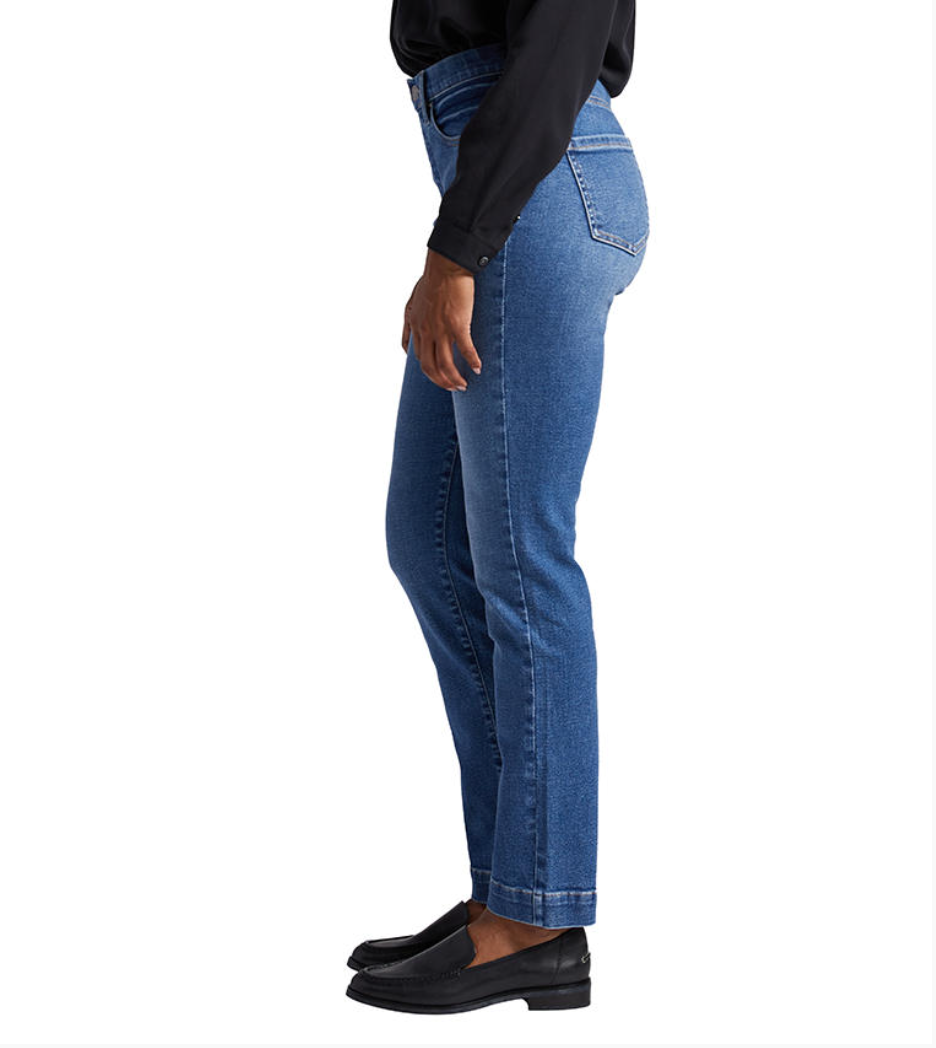 Jag Valentina straight jeans, high rise (pull on) 2 washes