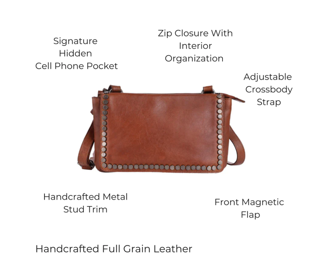 Latico leather purse, Scottie crossbody