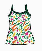 Thunderpants cami, Root Veggies print