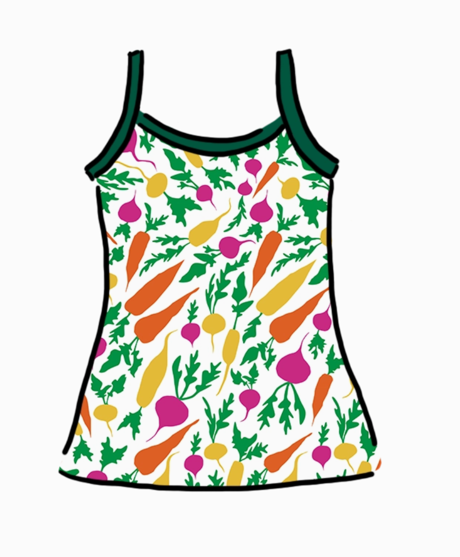 Camisola Thunderpants, estampado Root Veggies
