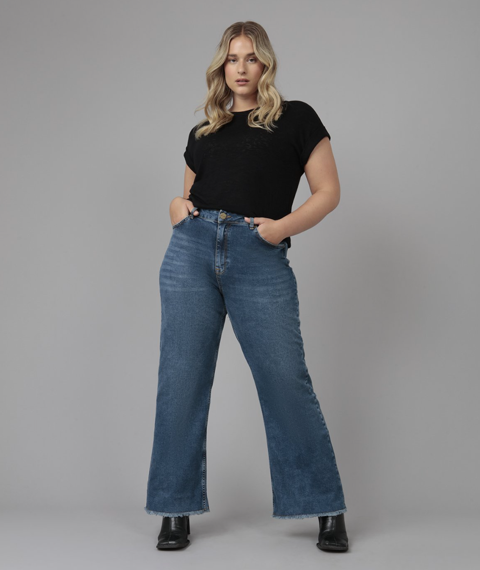 Lola Milan jeans, high-rise wide leg