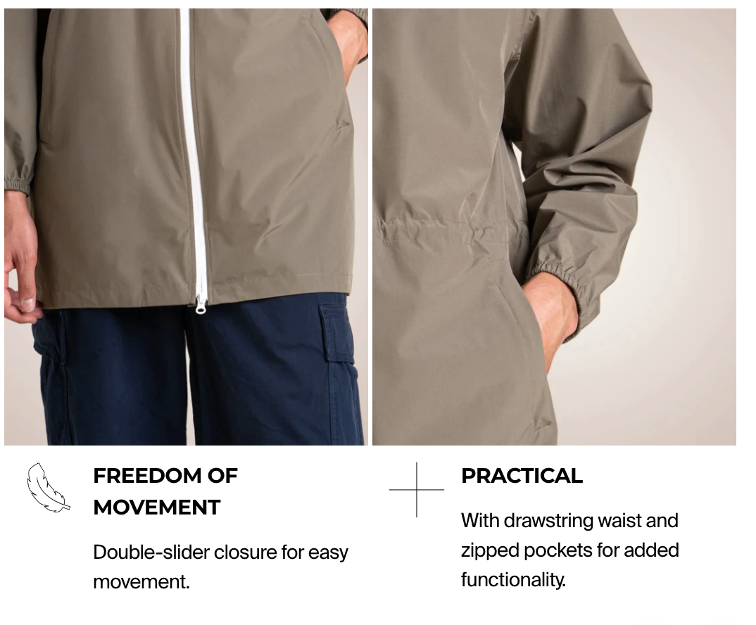 Flotte 20300 raincoat, Amelot long SALE Size S