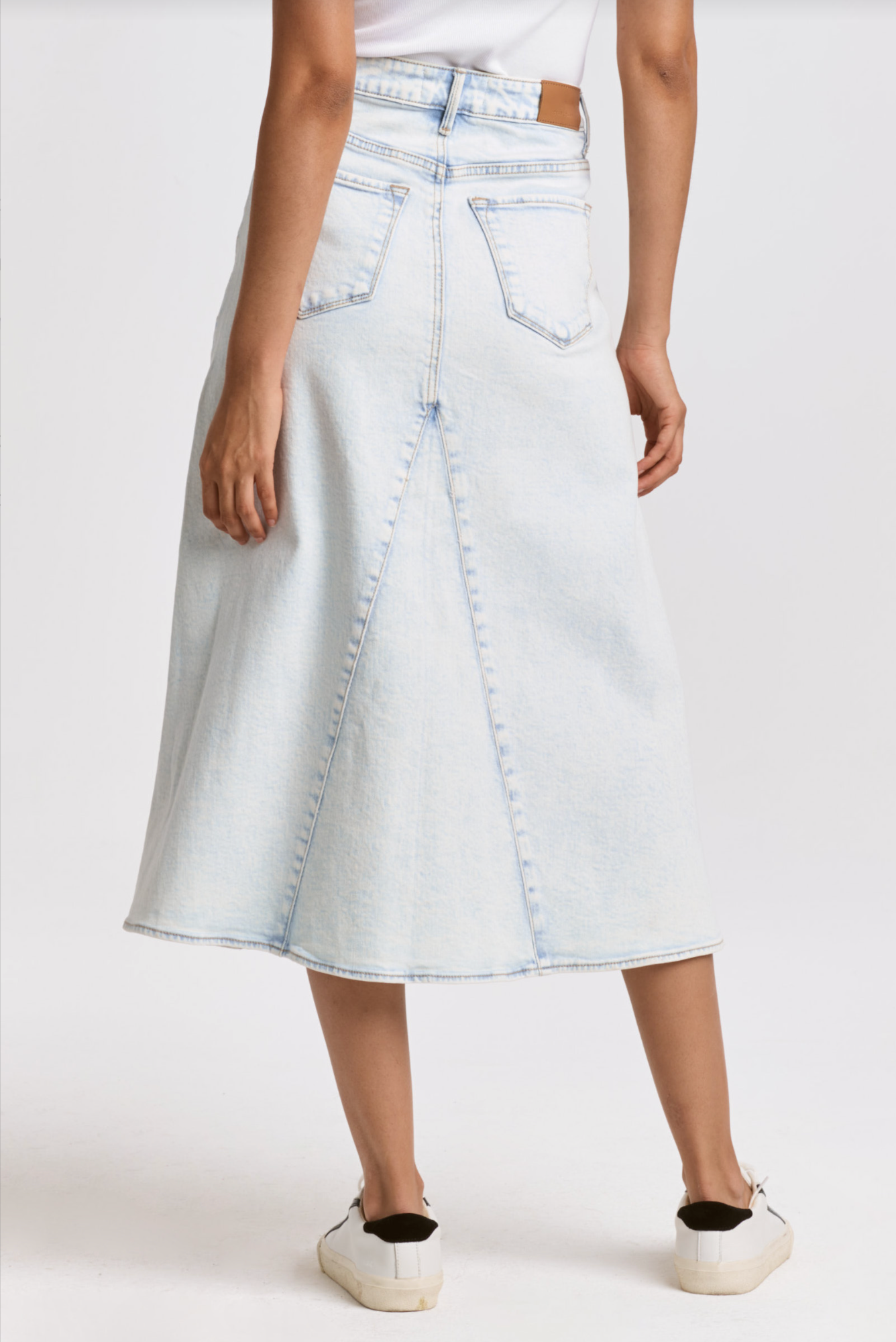 Falda Dear John Venus, denim lavado largo