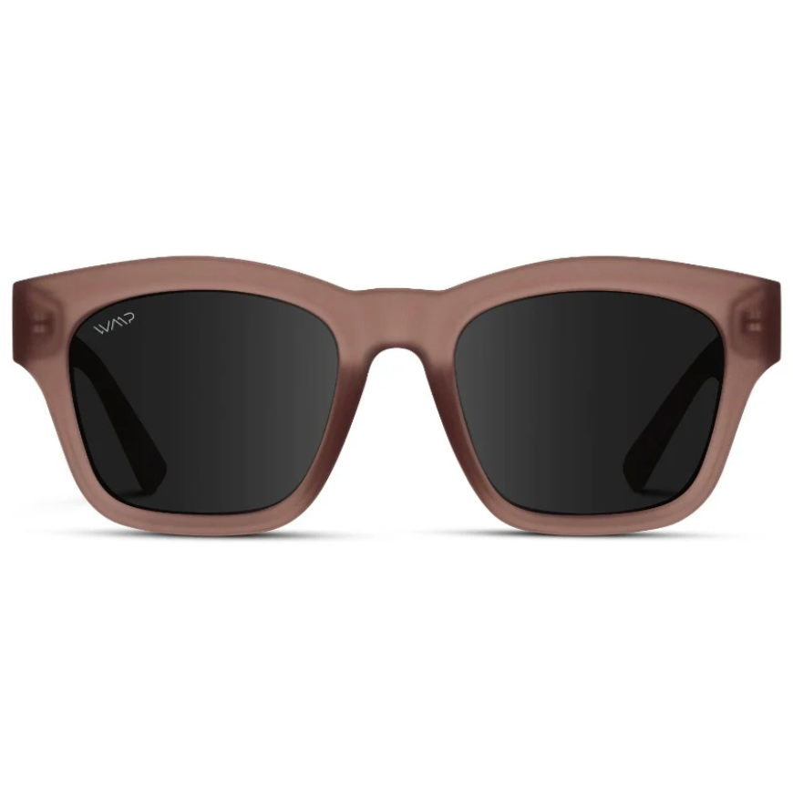 WMP Sedona polarized sunglasses, frosted red rock/black