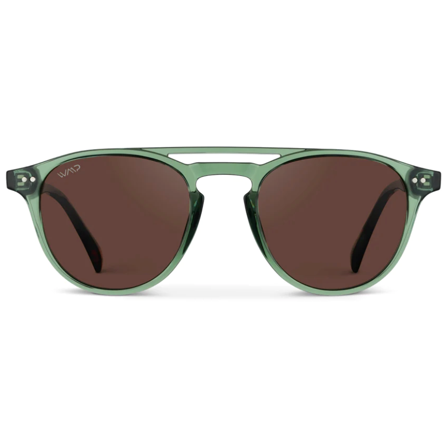 WMP Easton sunglasses, emerald green/brown