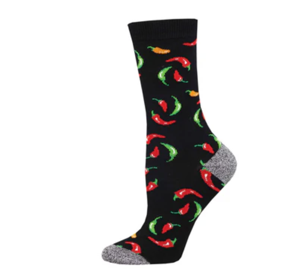 Socksmith bamboo graphic crew, women's sizing (35+ patterns)
