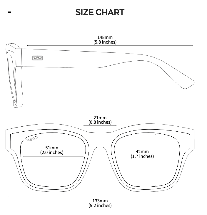 WMP Sedona polarized sunglasses, black/black