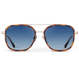 WMP Gia polarized sunglasses, crystal cobalt/brown