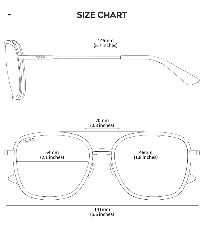WMP Gia polarized sunglasses, crystal cobalt