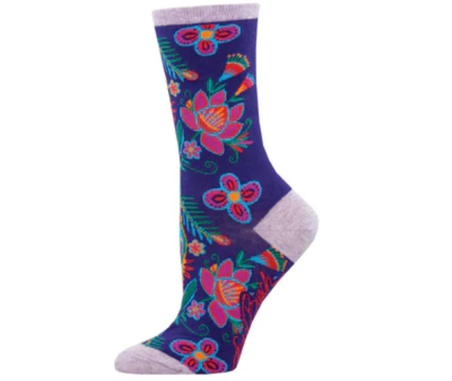 Socksmith licensed-graphic cotton crew, women's sizing (12+ styles)