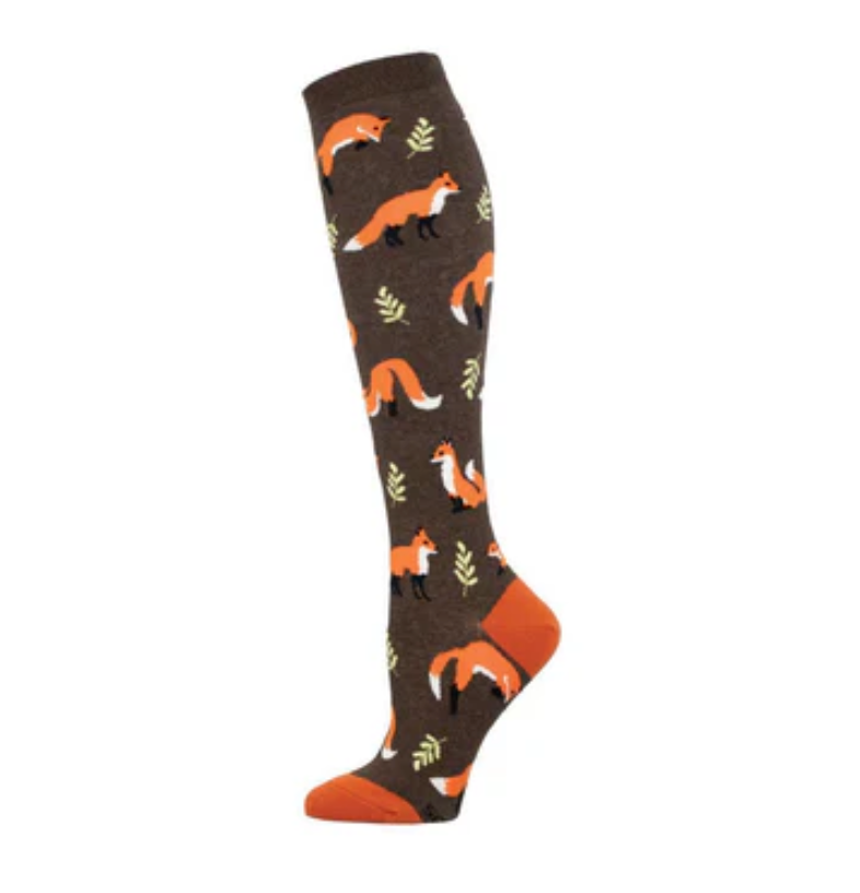 Socksmith graphic  cotton knee high, women's sizing