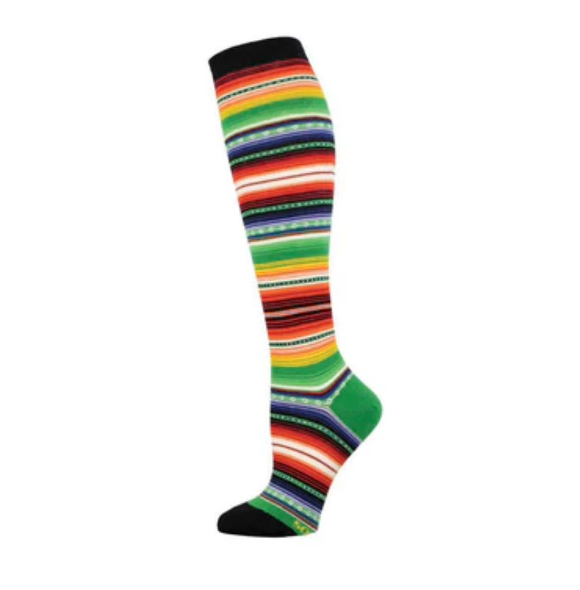 Socksmith graphic  cotton knee high, women's sizing