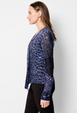 Nic + Zoe cardigan, 4-way Indigo Dash