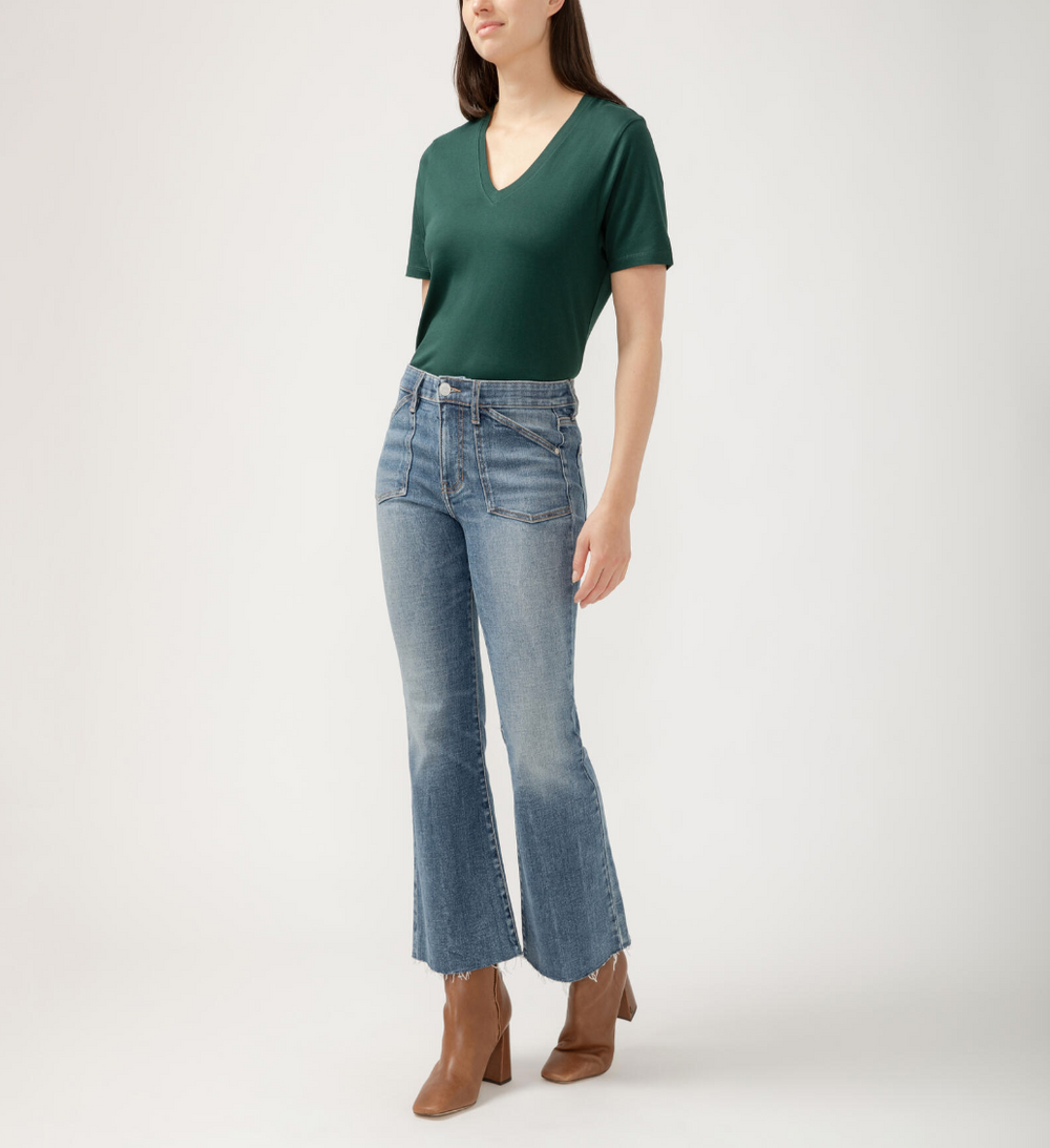 Jag Kait kick flare jeans (mid-rise button)