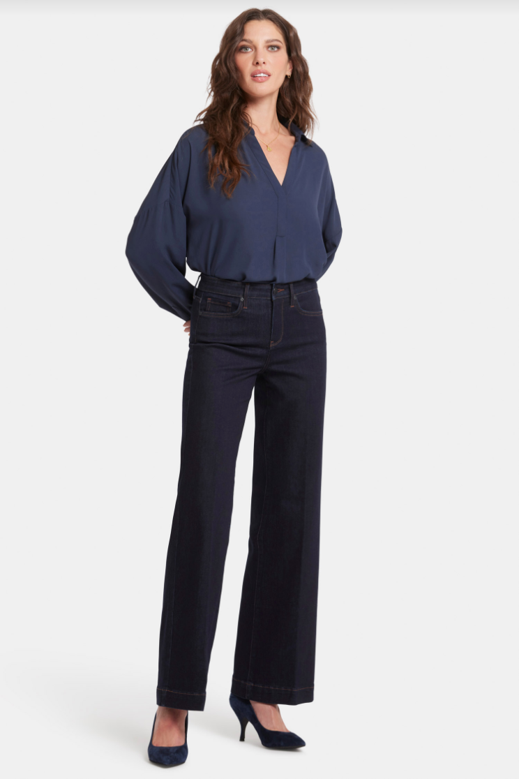 NYDJ Teresa wide leg jeans, Magical wash