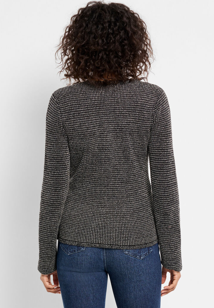 Nic + Zoe cardigan, 4-way pixel knit