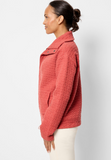 Nic + Zoe jacket, quilted throw on