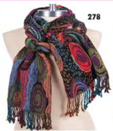 Rapti scarf 8402LY, silk/lycra print (15 prints/colors)