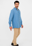 Blue Sky Guy Cory shirt, men's tencel denim