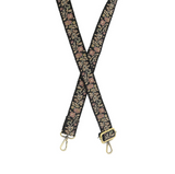 Joy Susan embroidered guitar strap, 1-1.5" wide