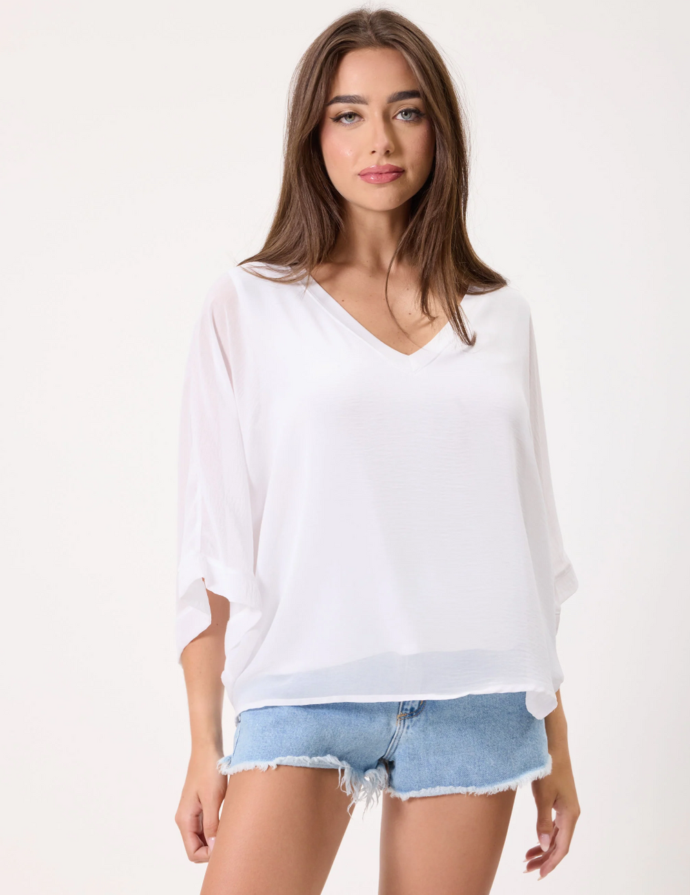 Camisa Kylie Paige Jayla, gasa transparente