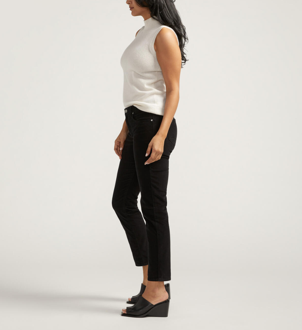 Jag Cassie straight corduroys, mid-rise, zip (2 colors)