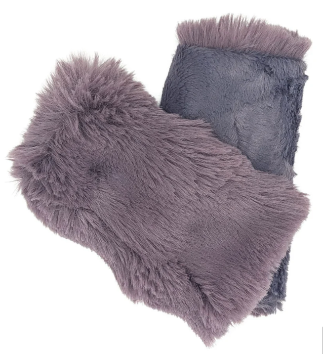 Pandemonium faux fur fingerless gloves