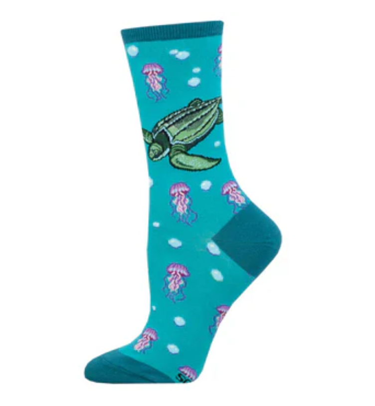 Socksmith licensed-graphic cotton crew, women's sizing (12+ styles)