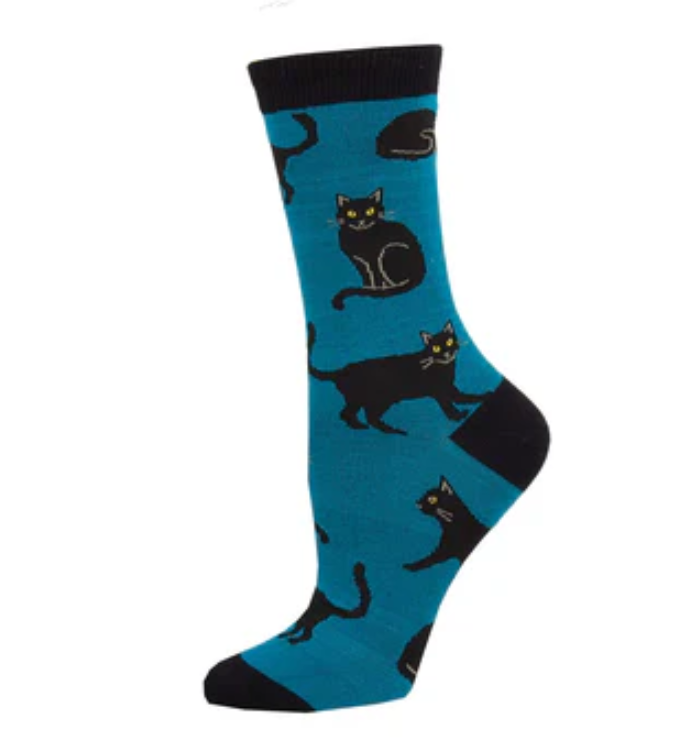 Socksmith bamboo graphic crew, women's sizing (20+ patterns)