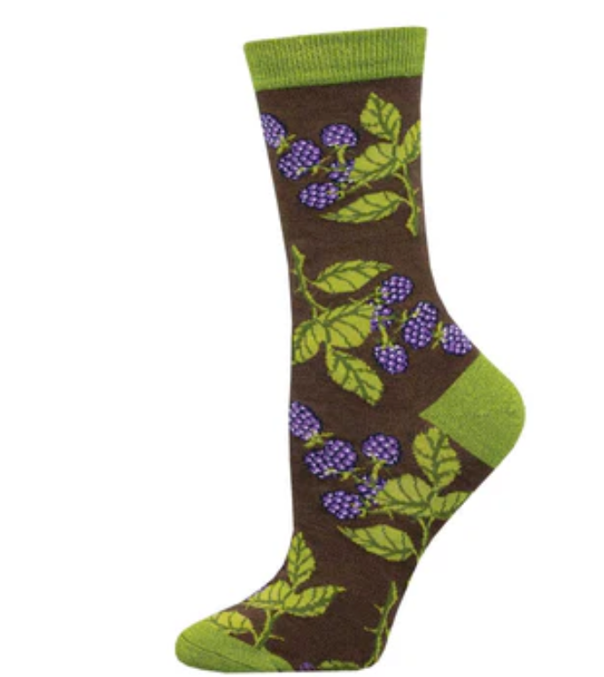 Socksmith bamboo graphic crew, women's sizing (20+ patterns)