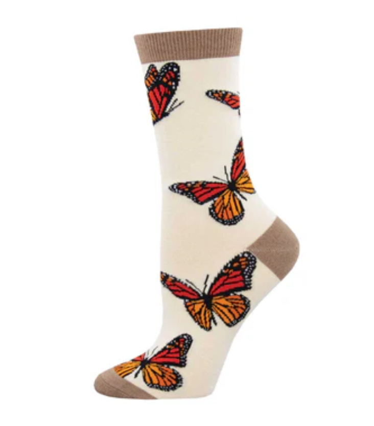 Socksmith bamboo graphic crew, women's sizing (15+ patterns)