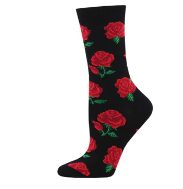 Socksmith bamboo graphic crew, women's sizing (20+ patterns)