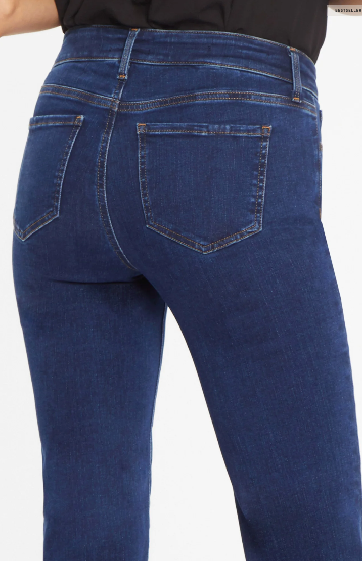 NYDJ Marilyn straight jeans (mid-rise, zip) 4 washes