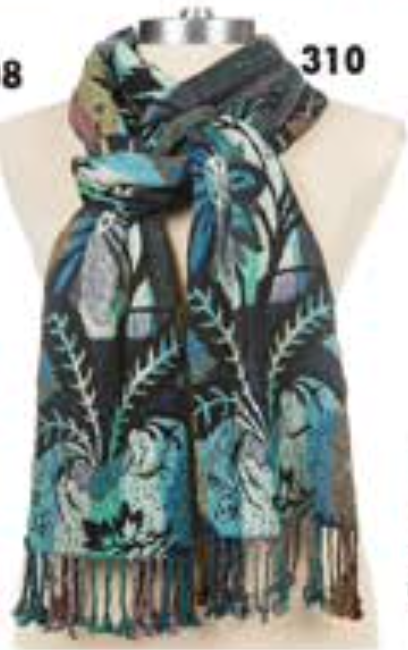 Rapti scarf 8402LY, silk/lycra print (12+ prints/colors)
