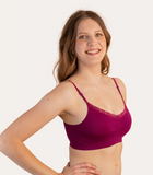 Coobie/Joy Bra, 9042 v-neck lace-trim ONE size