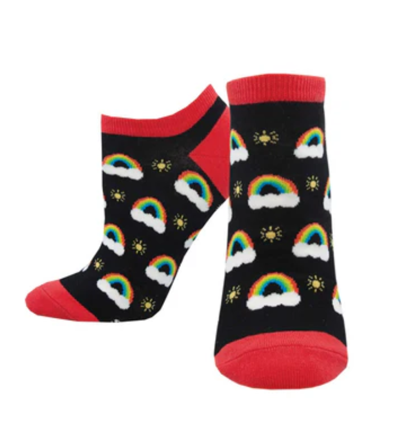 Socksmith graphic shortie socks, women's sizing (5 images)