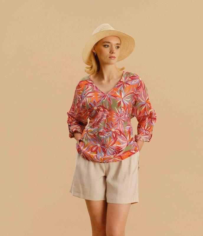 Funsport shirt 251310, dolman sleeve print (2 colors)