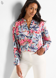 Nic + Zoe shirt 251610, firework foliage