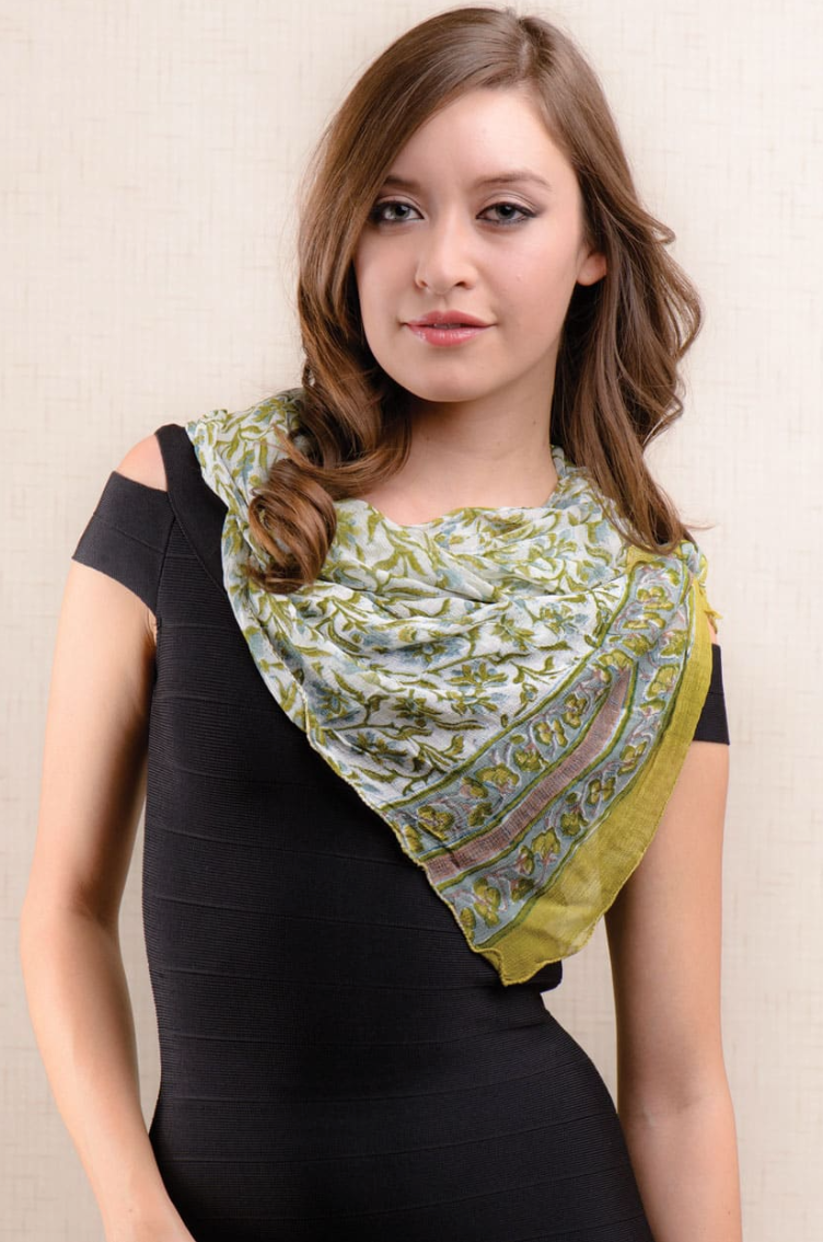 Bufanda Sevya Sahila, cupro georgette (5 estampados)