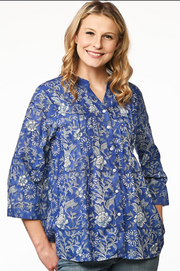 Sevya Tamira tunic, block print