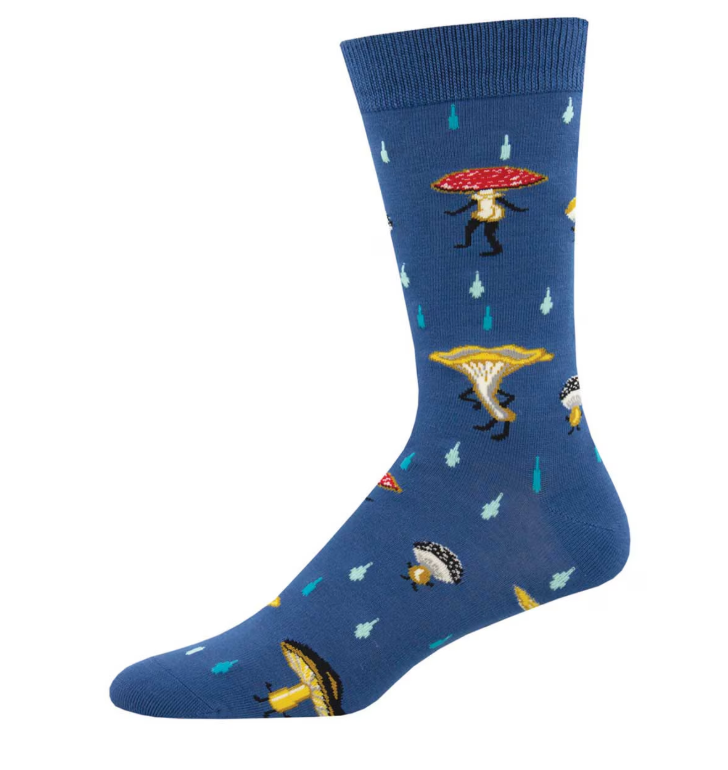 Socksmith bamboo graphic crew, MEN's sizing (7 patterns)