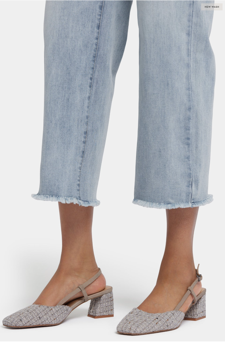 NYDJ Coco wide leg crop, high-rise relaxed