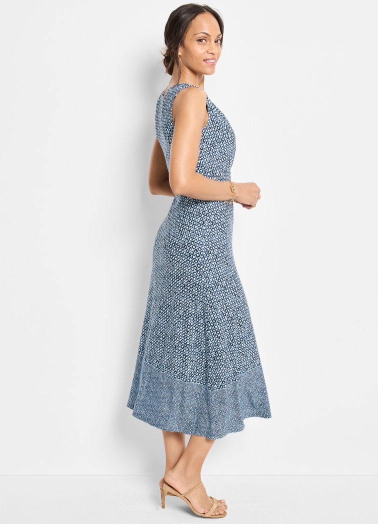 Nic + Zoe dress 251244, Coastal Geo Emma