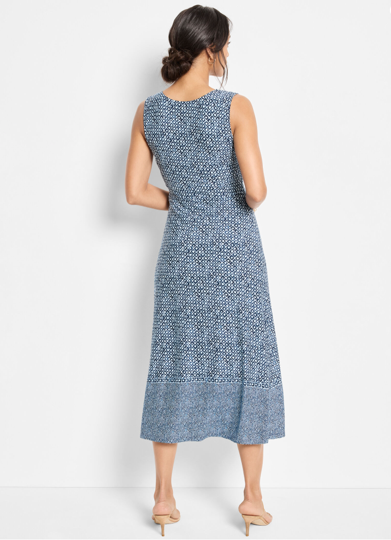 Nic + Zoe dress 251244, Coastal Geo Emma