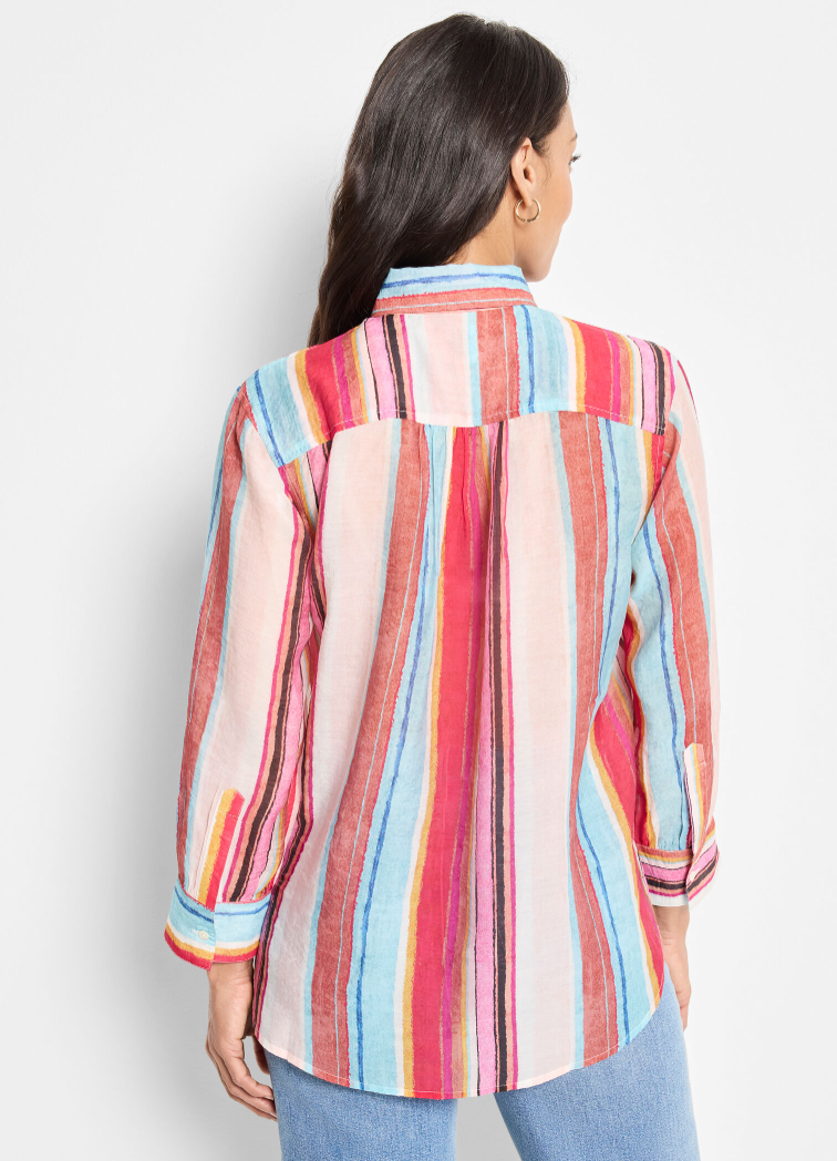 Nic + Zoe shirt 251609, Horizon Breeze