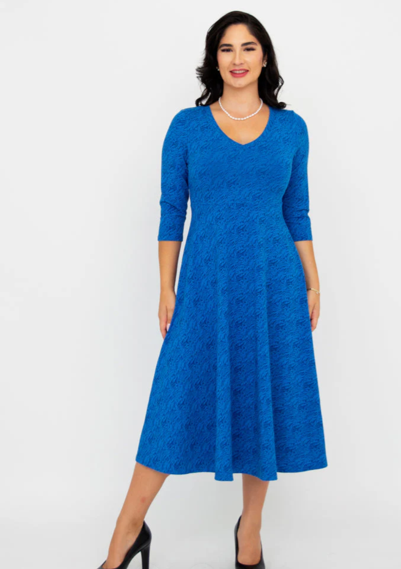 Blue Sky Soul dress, bamboo Cosmic