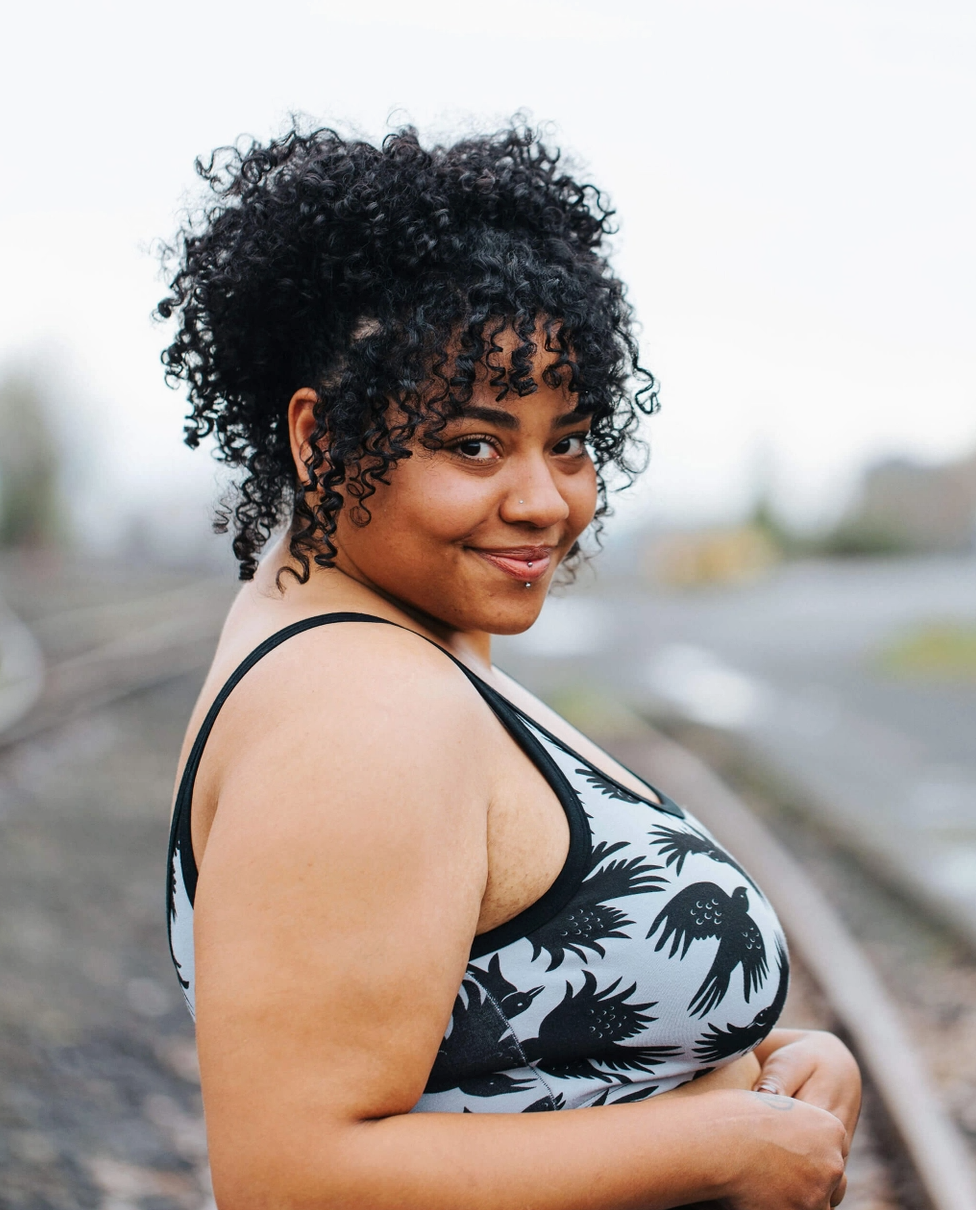 Bralette Thunderpants, estampado de margaritas