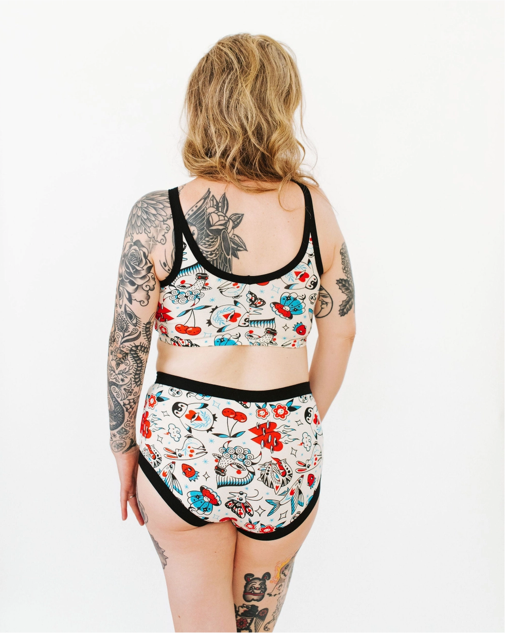 Thunderpants panties, Original Inked Up print