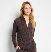 Nic + Zoe shirt 251090, Feather Fern wrap